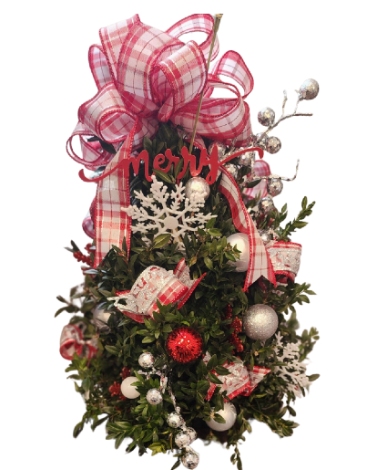 Boxwood Table top Christmas Tree 