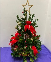 Boxwood Tree Fresh cut arrangement