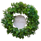 Boxwood Welcome Wreath Gift