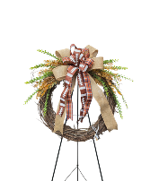 Boys of fall wreath Silk Design