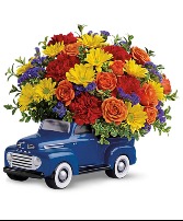 Boy's Pickup truck Bouquet 