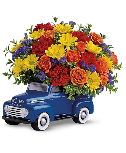 Boy's Pickup truck Bouquet 