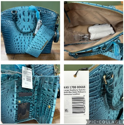 Brahmin bag with matching wallet 