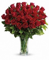 Weymouth's 3 Dozen Romantic Red Roses Vase