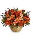 Brass Punch Bowl Arrangement arrangement 