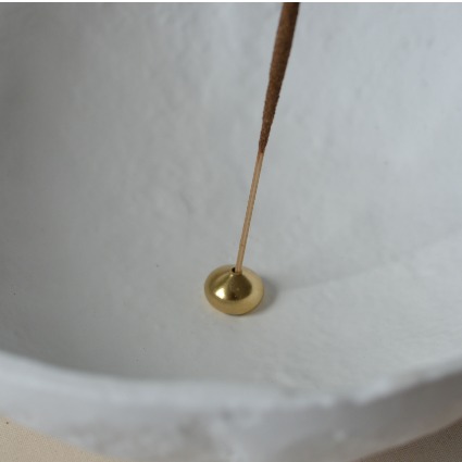 Brass WaterDrop Shape Incense Holder Medium 