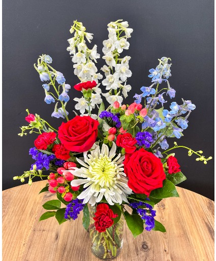 Bravery of Man Mixed Vase Arrangement