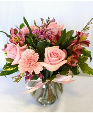 Nothing But the Breast - Charity Bouquet Rose bowl arrangement