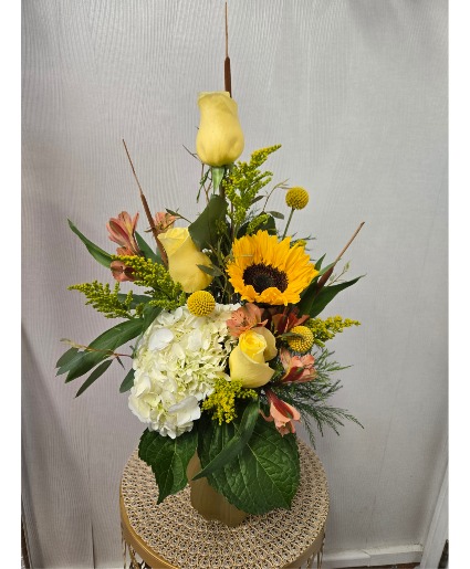 Breath of Fresh Fall Fresh Flower Arrangement