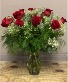 Breathless Red rose arrangement