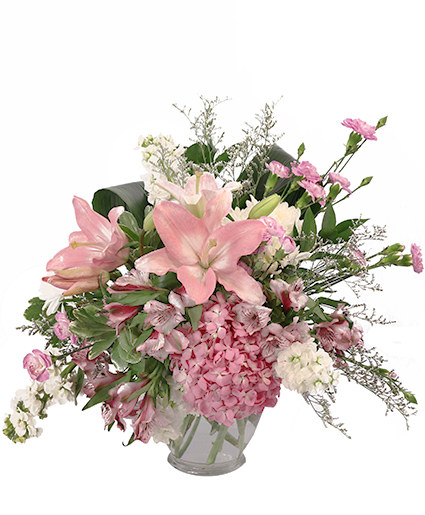 Pink Blush Bouquet designed by Award Winning Karin's Florist