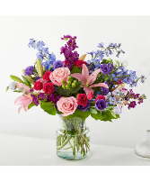 Breezy Meadow bouquet vased