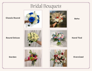 Bridal Bouquet Menu 
