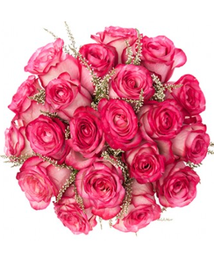 Bridal Bouquet of Roses in Your Choice of Color 