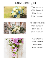 BRIDAL BOUQUET STYLES 