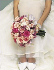 Tones of Pinks Bridal Bouquet