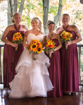 Bridal Bouquets: Fall Tones  in Valley City, OH | HILL HAVEN FLORIST & GREENHOUSE