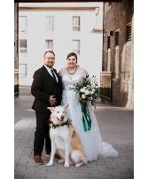 Bride and Groom and Best Bud 
