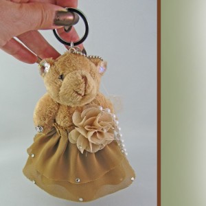 Bride Brown Bear Key Chain Gift