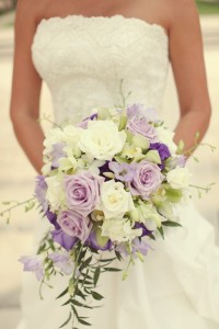   Bridal Cascade Bouquet   choice of colors
