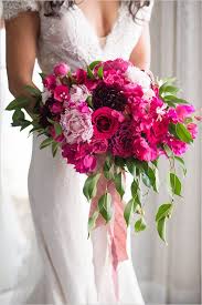 Brides Bouquet done in pink and fushia For both a Bride and can be made smaller for your girls..prices vary due to size.
