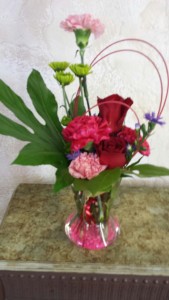 New style roses and carnations 