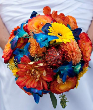 Bright and Beautiful Bridal Bouquet