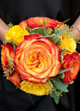 Bright and Beautiful Bridesmaid Bouquet