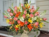 bright and beautiful flower arrangement