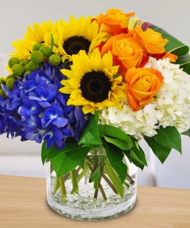 Bright and Beautiful flower arrangement