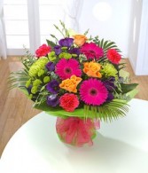 Bright and Bold Hand Tie Hand Tie Bouquet