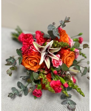 Bright and Bold Handheld bouquet