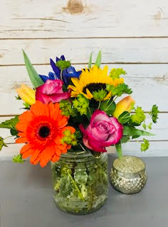Bright and Bubbly Arrangement