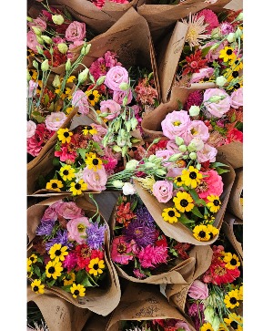 Market Wrap Wrapped Bouquet