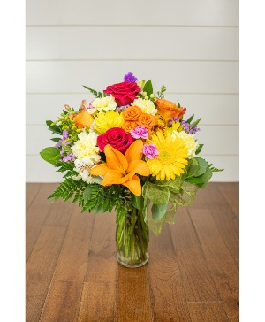 Bright and Cheery Mixed Bouquet 
