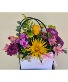 Bright and Cheery Purse of Posies Arrangement