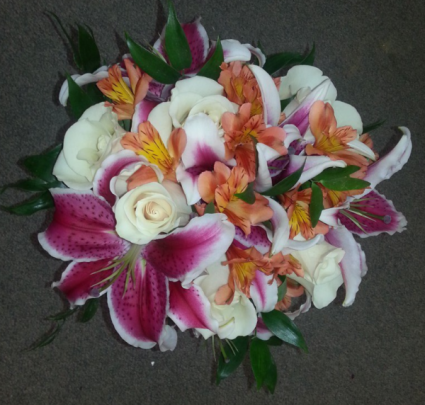 Bright and Fancy Wedding Bouquet 