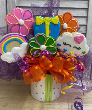 Bright and Happy  Cookie Bouquet 