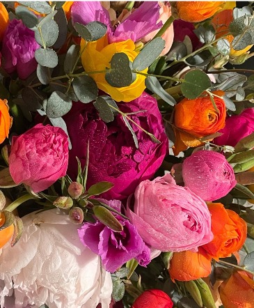 Bright and Joyful: Designer’s Choice  Fresh Cut Flower Arrangement  in Castle Pines, CO | THE FLOWER SHOP CASTLE PINES