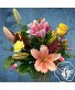 Bright and Spirited Lilies and Roses Designers choice 