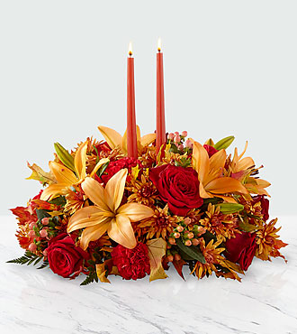 Bright Autumn™ Centerpiece by FTD