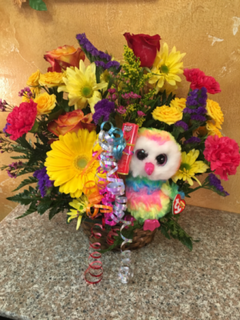 Bright Birthday Fun Basket