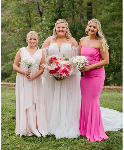 Bright blooms  Wedding bouquet 