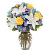 Bright Blue Skies Bouquet Summer