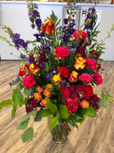 Bright, Bold and Beautiful Vase Arrangement 