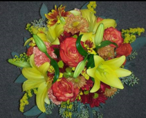 Bright Bountiful Wedding Bouquet 