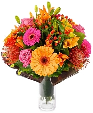 BRIGHT & CHEERY BOUQUET in Garrett Park, MD - ROCKVILLE FLORIST & GIFT ...