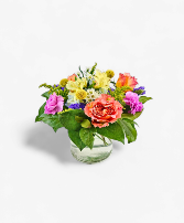 Bright & Cheery - Compact Vased Arrangement