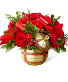 Bright Christmas fresh flowers