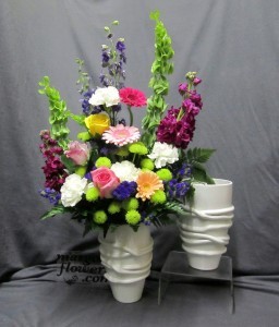 Large & Beautiful & Colorful Amazing Ceramic Vase ~Margot's Local Delivery Only, Sorry~